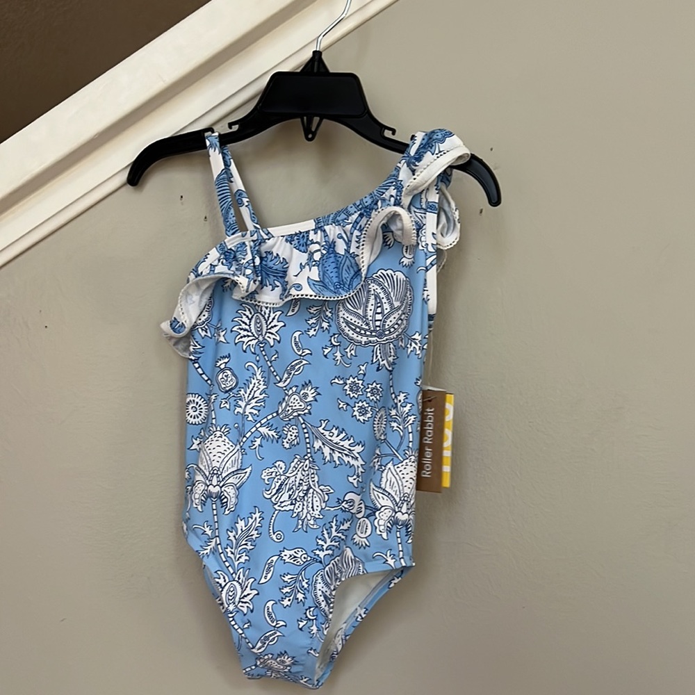 Roller Rabbit Ruffled One-Piece Swimsuit - Picture 2 of 7